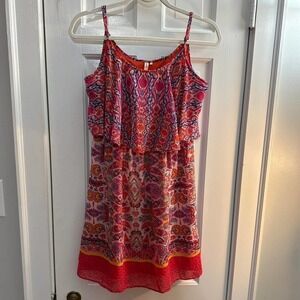 RED camel dress